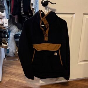 Carhartt Black Fleece with Tan Accents